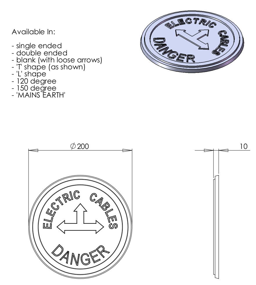 Cable Marker Round Sheet